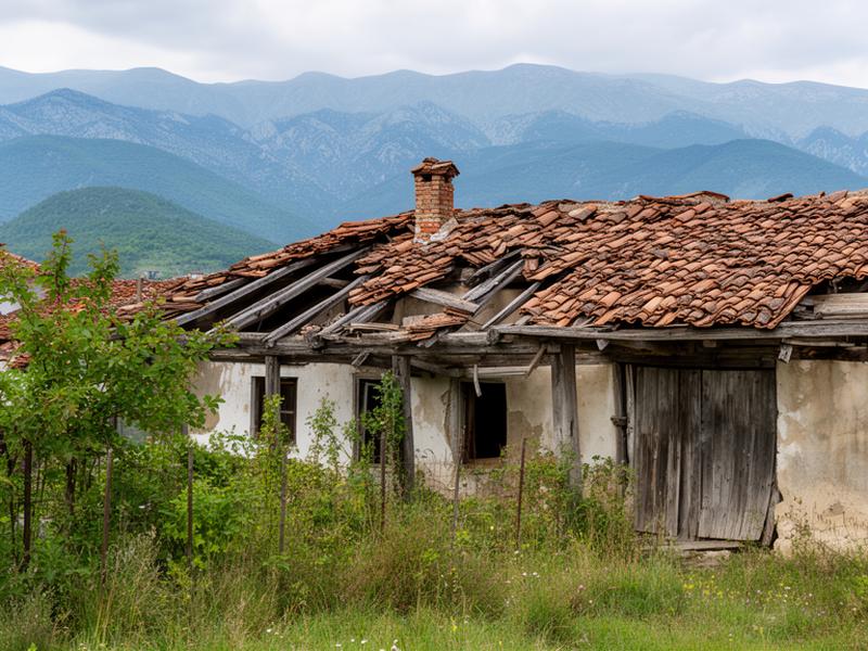 Rural Village House Transformation before restoration - photo 1