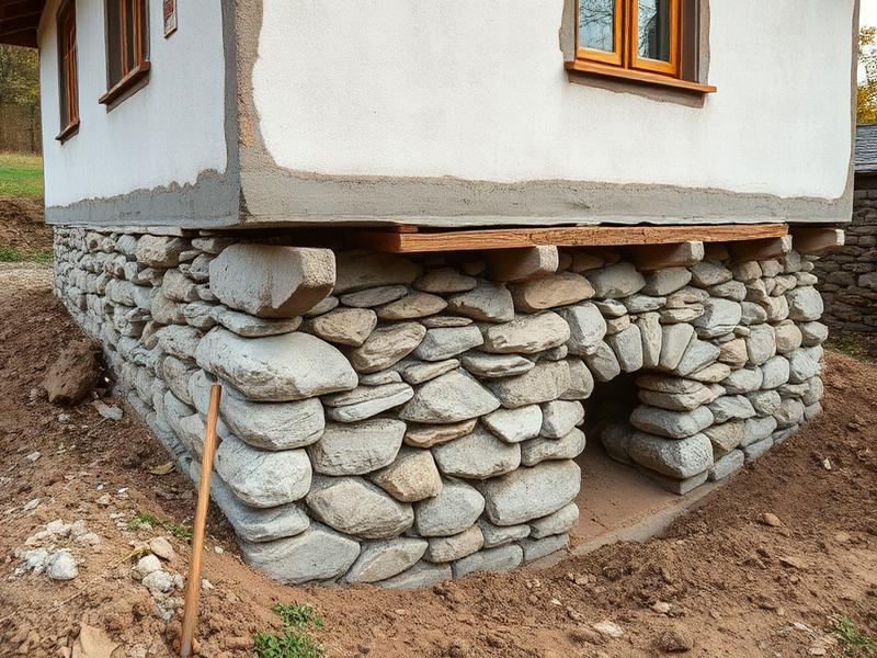 Rural Village House Transformation restoration stage: Foundation Reinforcement