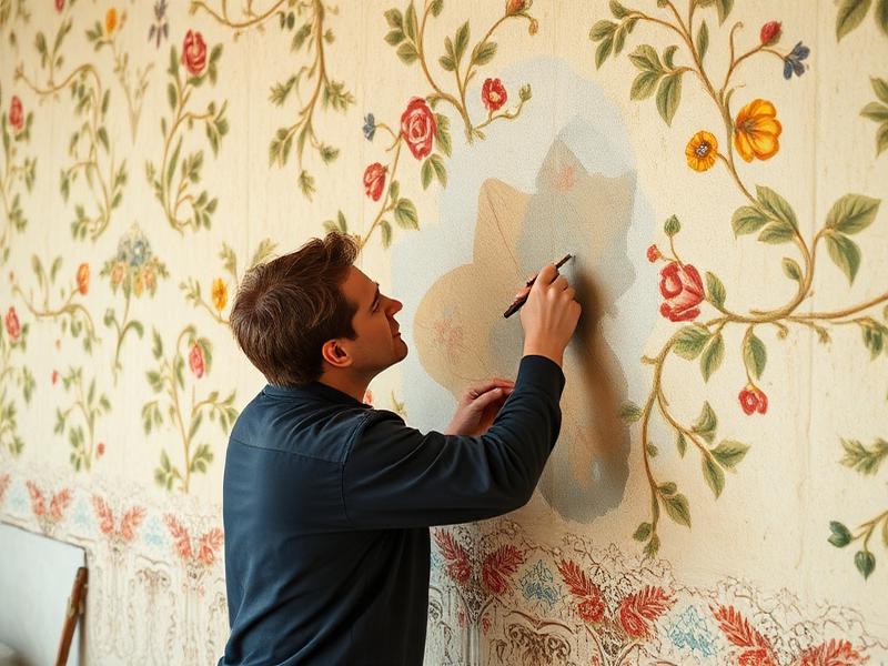 Bulgarian Revival House Restoration restoration stage: Fresco & Facade Painting